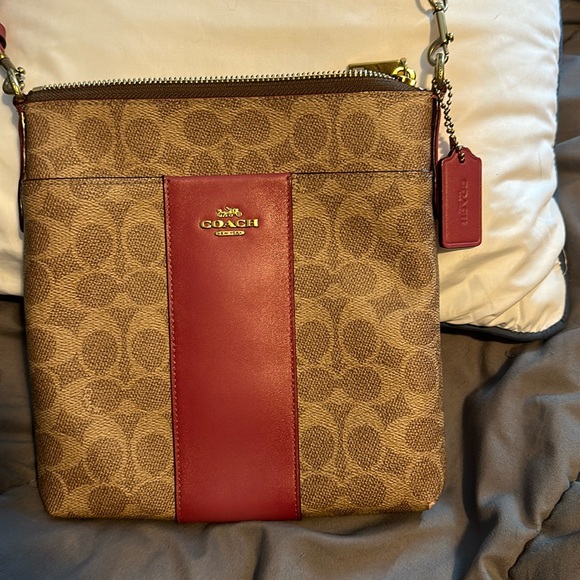 Coach Kitt Messenger Crossbody In Colorblock Signature - Picture 1 of 7